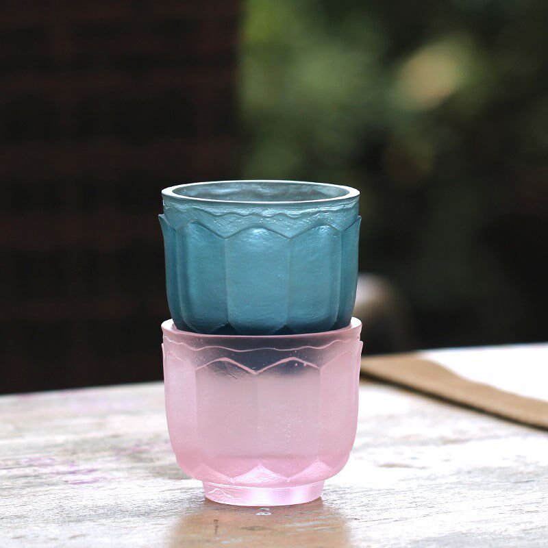 琉璃杯建水杯茶杯摆件居家客厅茶室茶席桌面书房摆放画具用品