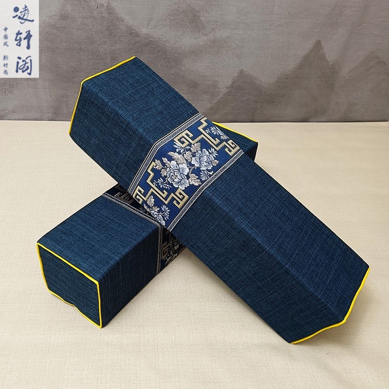 新中式扶手枕红木沙发罗汉床方形长条枕家用明清古典家具加厚海绵