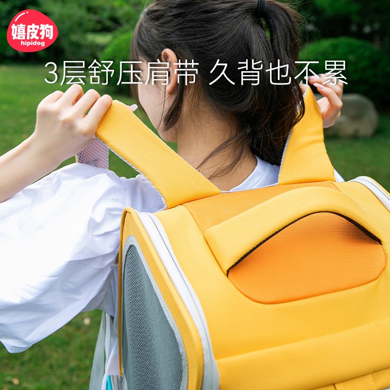 狗狗外出便携包双肩猫包猫背包大容量宠物出行携带包手提夏天透气