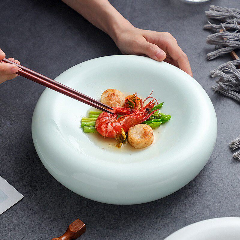 高典 中式意境餐具 酒店用品盘子酒楼G餐饮陶瓷盘冷菜盘凉菜盘神