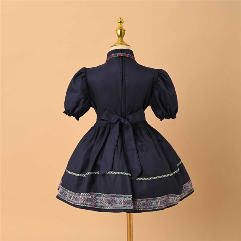 三月三少数民族服装儿童广西壮族服饰民族彝族舞蹈演出表演服六一
