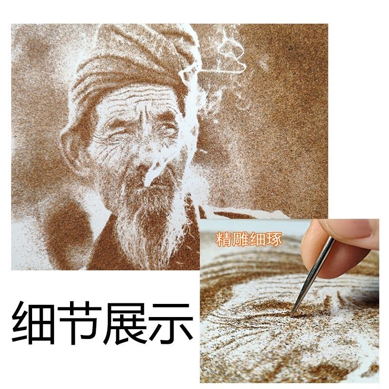 真人照片手绘沙画肖像定制摆台固彩礼物结婚生日纪念日送女友闺蜜