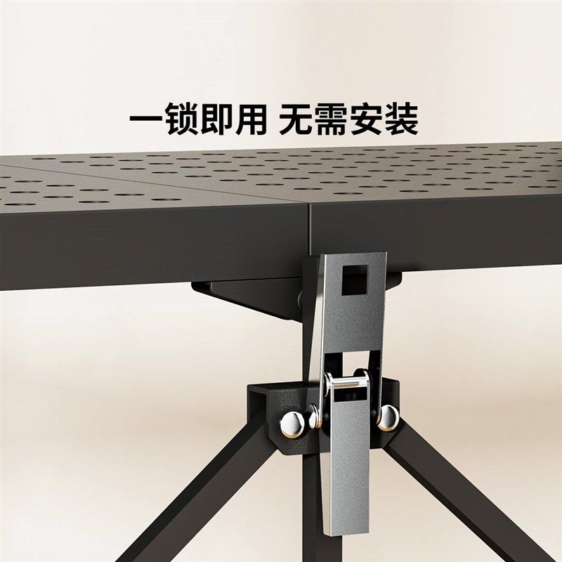 纳谷 免安装折叠挂衣架租房收纳柜衣架可移动鞋架收纳架卧室收纳