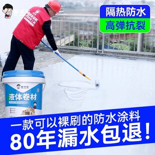 防水材料屋顶补漏平房顶楼顶防水涂料外墙屋面裂缝防漏防水胶