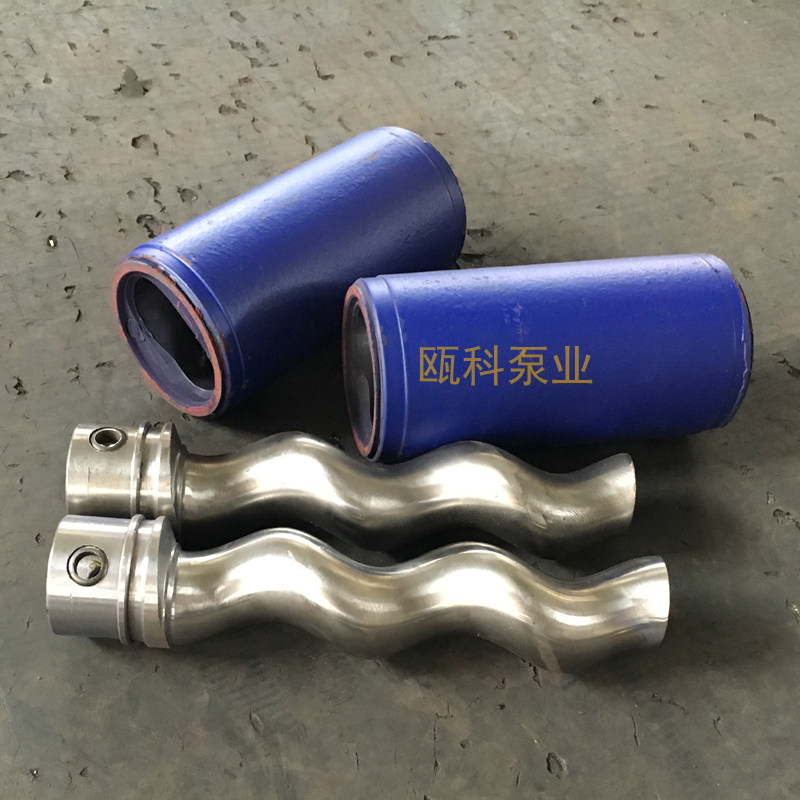 G25-1 30-1 35-1 40-1 50-1单螺杆泵配件 定子胶套耐磨橡胶铁桶