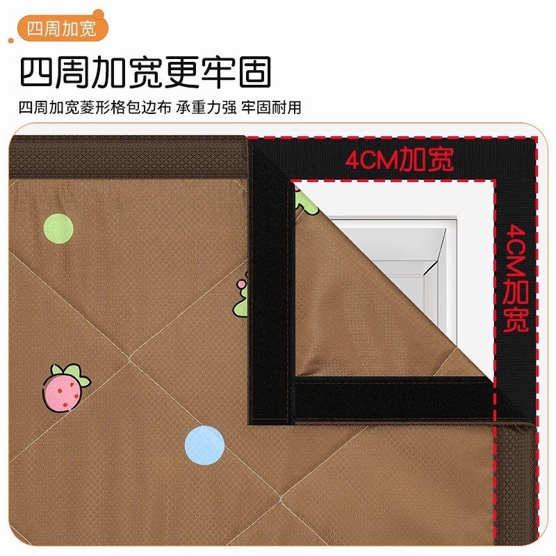 侧开棉门帘冬季家用防风加厚防寒保暖挡风空调磁吸隔音隔断挂帘