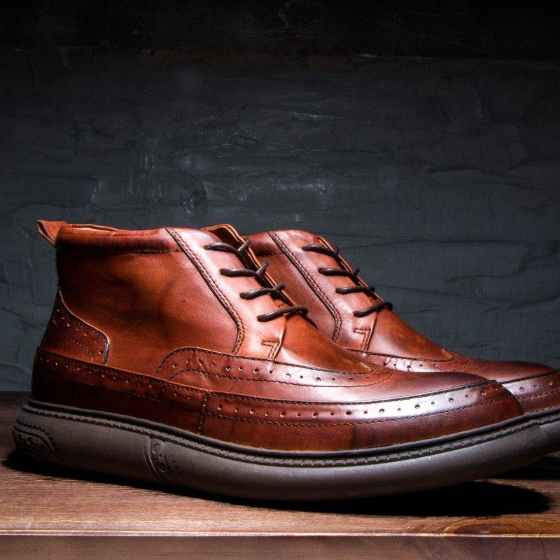 2021冬季新款马丁靴男靴子中帮英伦风韩版百搭皮靴短靴高帮皮鞋潮