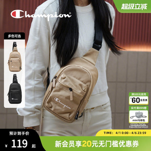 champion冠军新款 百搭胸包女腰包骑行包男斜挎手机包小春夏 经典