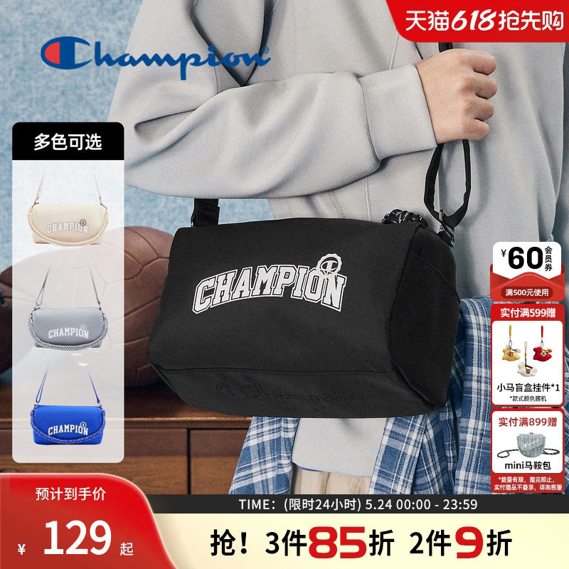 Champion冠军官方单肩包女手提大容量休闲运动斜挎包男户外潮