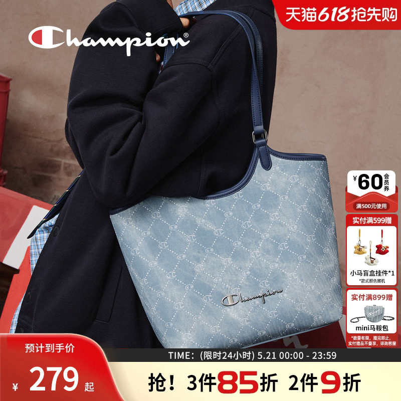 champion冠军26春季新款老花托特包mono老花女士学生出