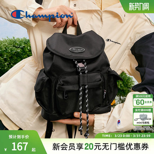 Champion冠军官方小型百搭双肩包包女时尚 Y2K背包校园风抽绳书包