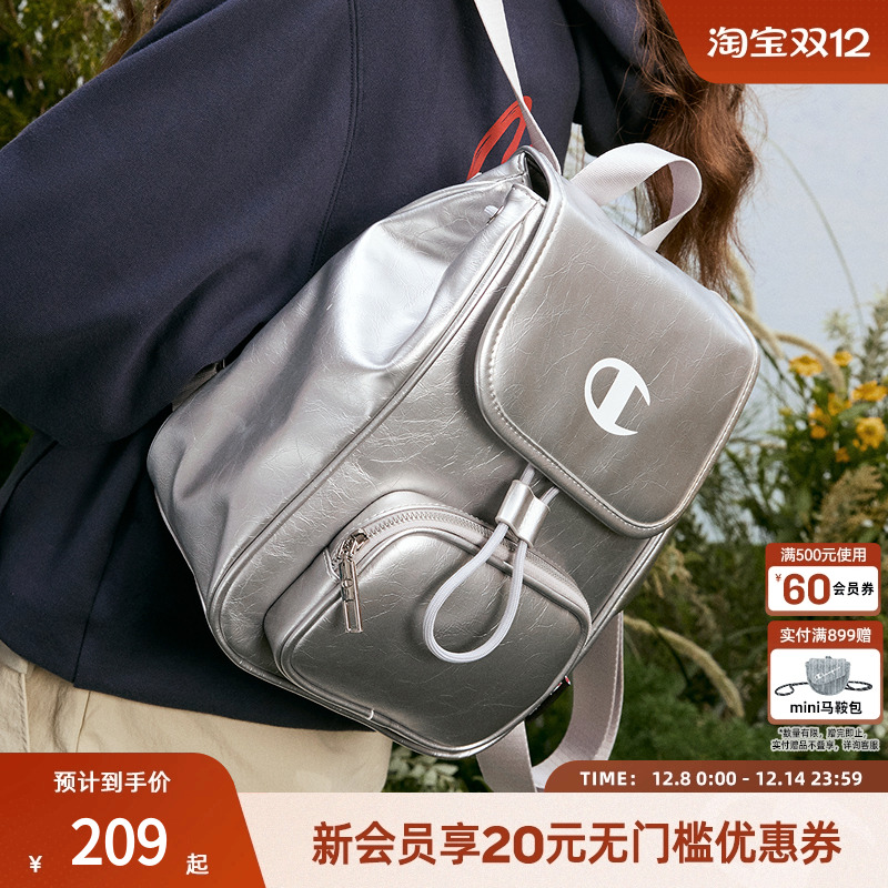 Champion冠军经典老花双肩包