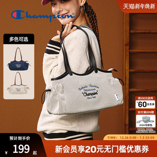 champion冠军25秋季 手提包女托特包单肩包包复古校园大容量 新款
