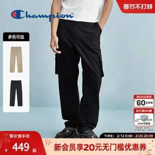 Champion冠军休闲长裤男2025新款美式工装裤束脚裤轻薄潮牌