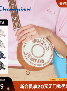 Champion冠军官方甜甜圈圆饼包牛仔包校园斜挎包女款