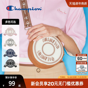 Champion冠军官方甜甜圈圆饼包牛仔包校园斜挎包女款