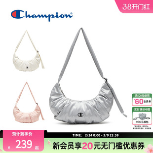 champion冠军26春季新款云朵斜挎包软糯韩系腋下包女生甜美月牙包