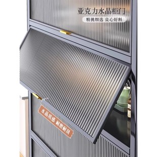 厨房收纳柜子多层落地置物架家用锅碗餐多功能防尘储物橱柜收纳柜