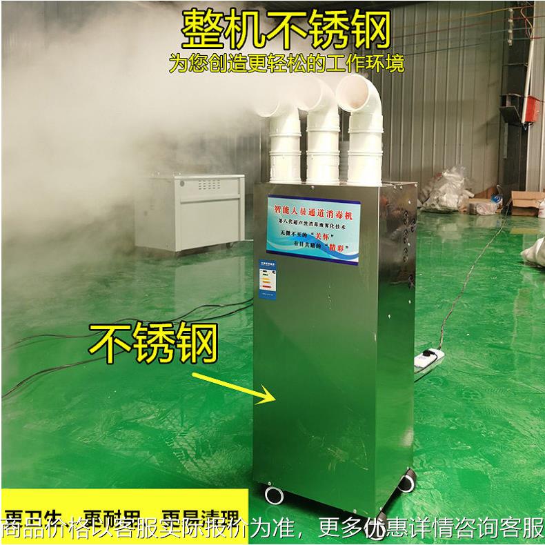 养殖场养猪场用人员通道消毒机 商场电玩城用智能带门禁消毒机