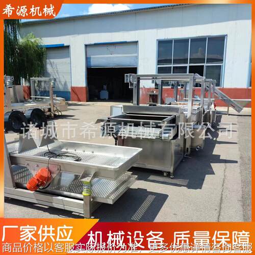 武汉藕条漂烫生产线 莲藕条裹浆上粉油炸流水线 藕条加工设备定