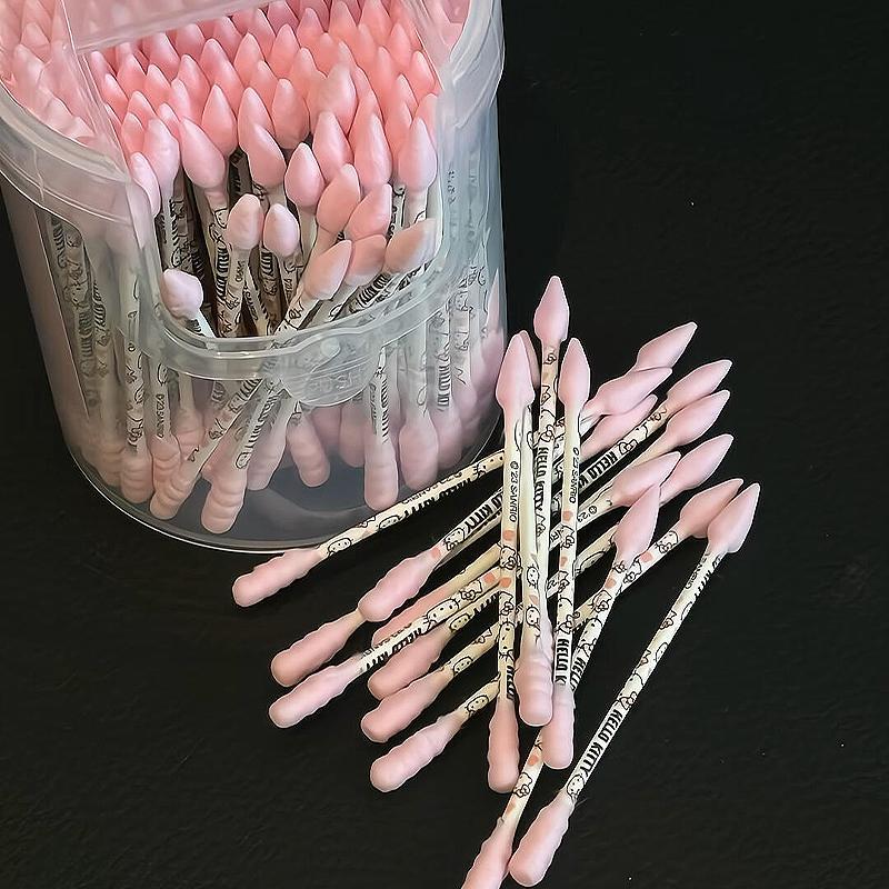 HelloKitty棉签棉棒掏耳朵用家用清洁无菌高颜值化妆棉医用清洁棒