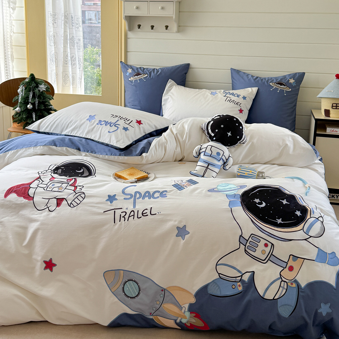 A类全棉四件套儿童卡通棉被100%纯棉被套床单男孩学生宿舍三件套,床上用品,床品套件/四件套/多件套,淘宝优惠券,粉丝福利购,淘宝优惠卷