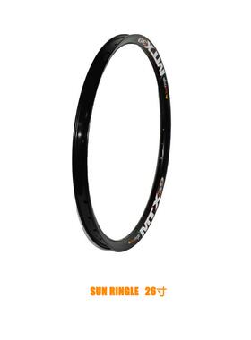 太阳车圈山地车车圈sunringle车圈双层车圈支持真空26寸MTX39