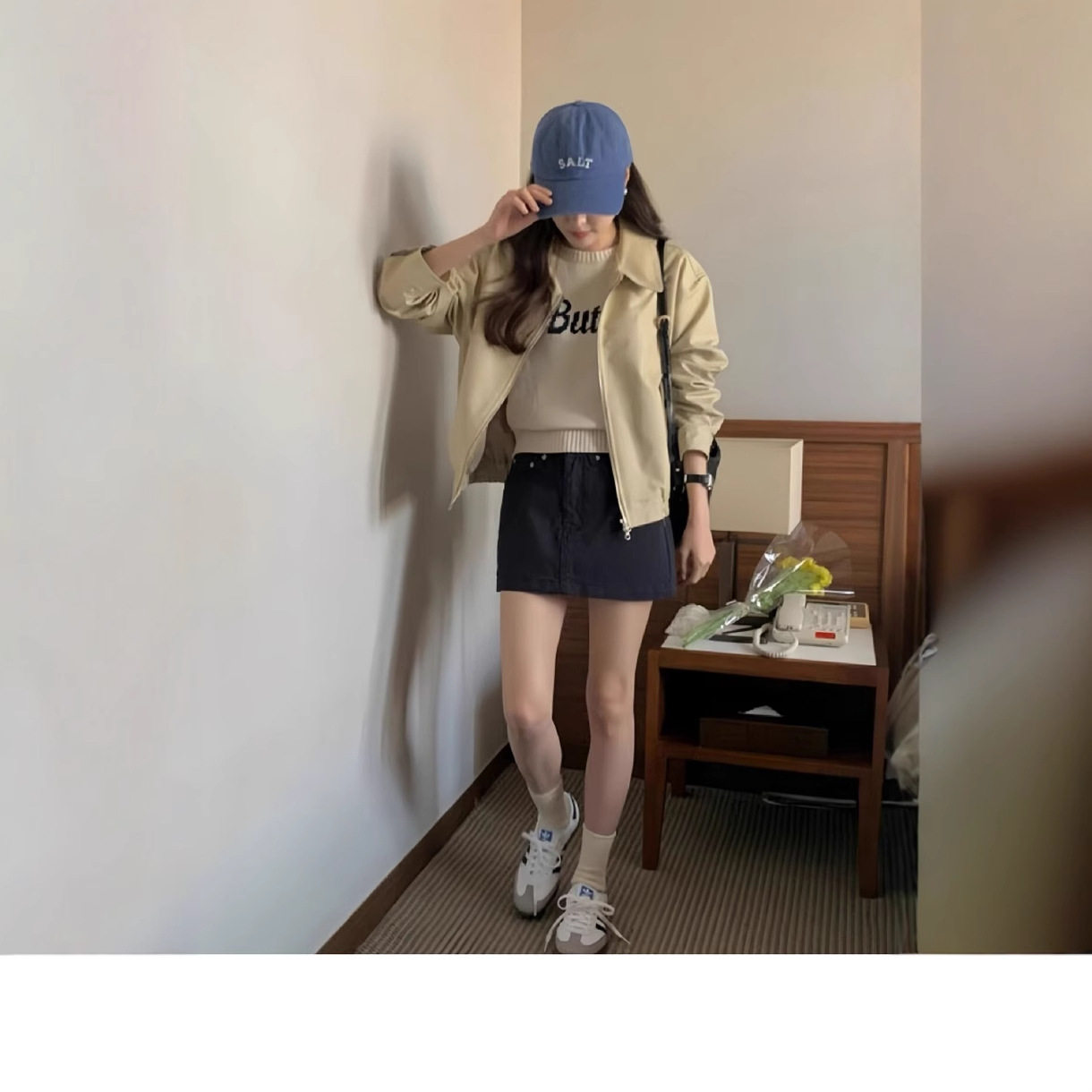 短款工装外套女2026春秋新款感小个子休闲宽松翻领棒球服夹克上衣