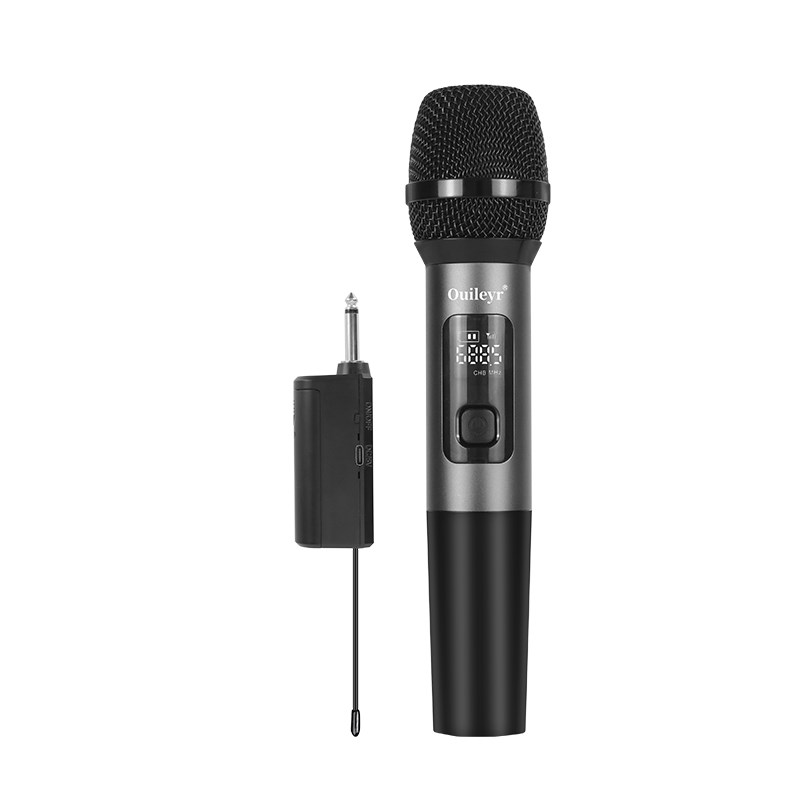 无线话筒K歌神器U段户外唱歌麦克风防啸叫会议教学直播设备全套