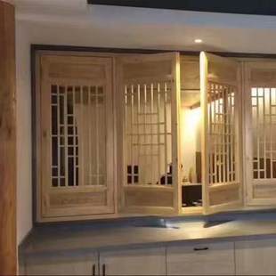 东阳木雕 中式实木仿古门窗花格定做定制松木榆木窗户厂家直销