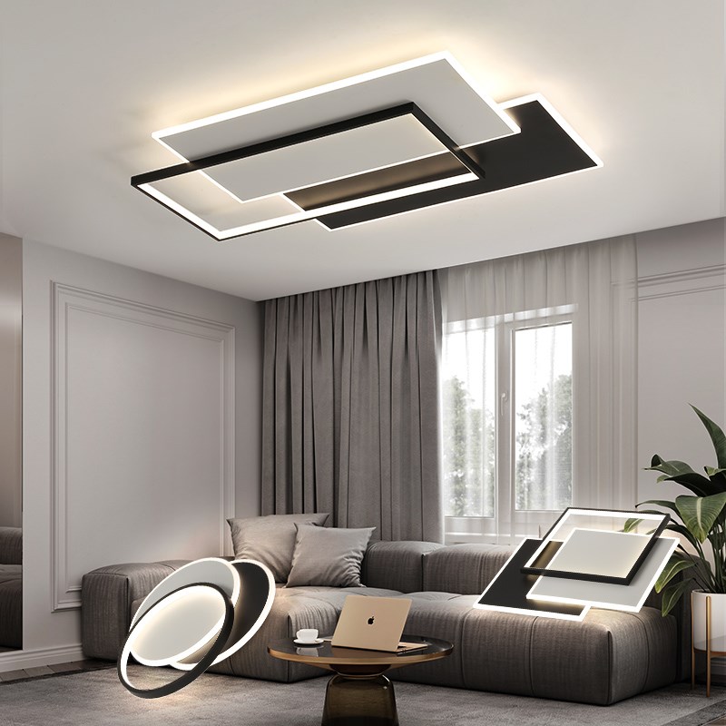 客厅吸顶灯2024新款现代简约北欧灯具全屋极简家用主卧室房间灯