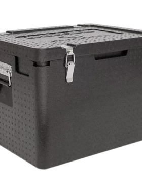 EPP灰黑色高密度超大号食品保温箱泡沫箱盒饭外卖冷藏商用带搭扣