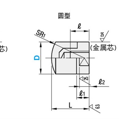 小径压块 内螺纹型 平头型 PSHEH PSHES 圆型 RSHEH RSHES