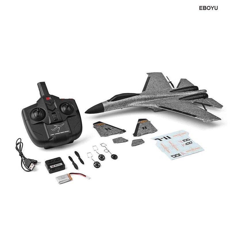 XK A100-SU27遥控飞机A100-歼11三通道固定翼滑翔机航模RC仿真机