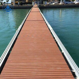 源头厂家铝合金浮桥引桥生产加工游艇码头水上平台皮划艇船坞泊位