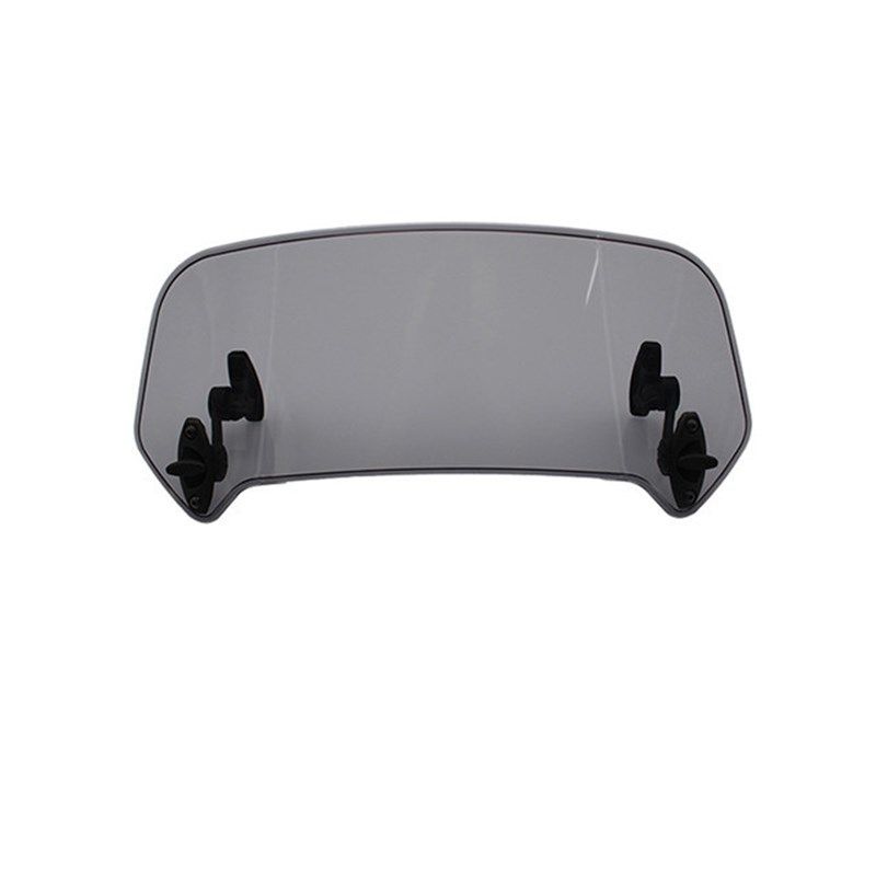 摩托车挡风板小型 前挡风玻璃 可调加高PC挡雨镜 通用改装