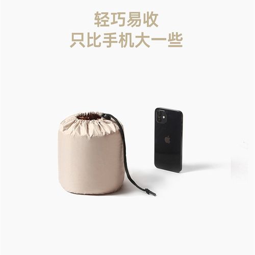 户外奶酪枕家用3D海绵自动充气枕头野营午休靠枕便携易收纳露营枕