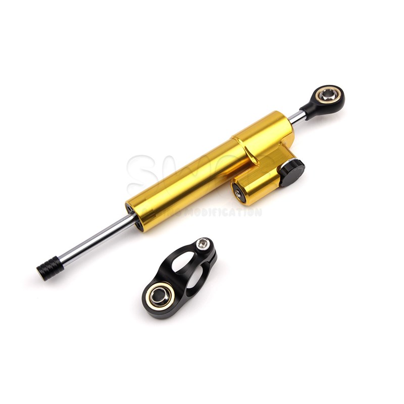 摩托车车把改装通用钛尺方向阻尼器转向稳定器阻尼器防摇摆减震器