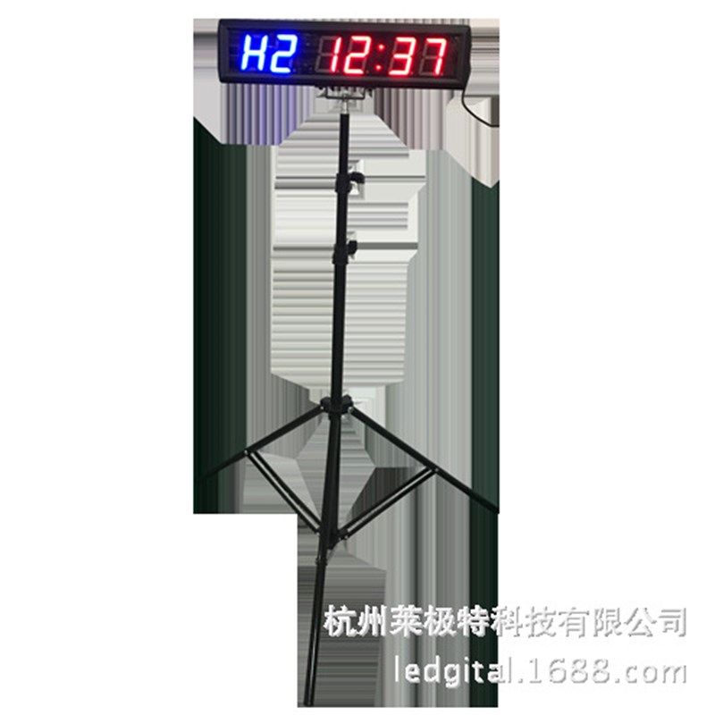 电子健身计时器运动计时器电子秒表多功能数显计时器带三脚架遥控
