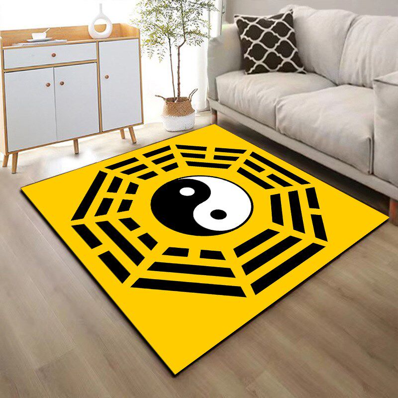 道家先天后天太极八卦图地毯地垫打坐垫加厚加密踏罡步斗罡毯定制