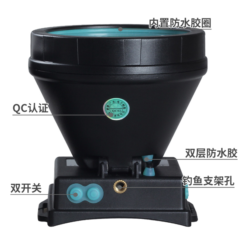 雅尼736头灯强光充电超亮头戴式LED手电筒户外探照夜钓灯钓鱼灯