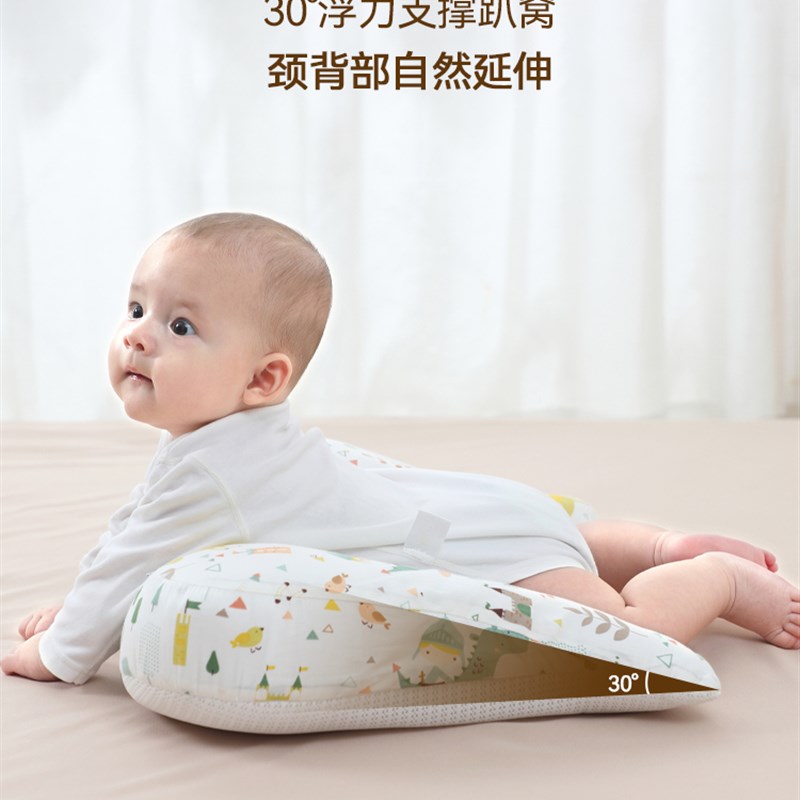 婴儿趴趴枕抬头训练防吐奶斜坡垫排气枕头新生儿喂奶神器宝宝练习