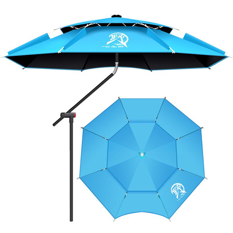 2024新款拐杖钓鱼伞大钓伞新型太阳雨伞钓鱼专用户外露营伞遮阳伞