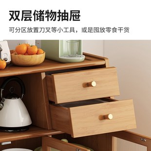 厨房餐边柜储物柜家用客厅靠墙窄橱柜边柜现代简约酒柜餐厅茶水柜