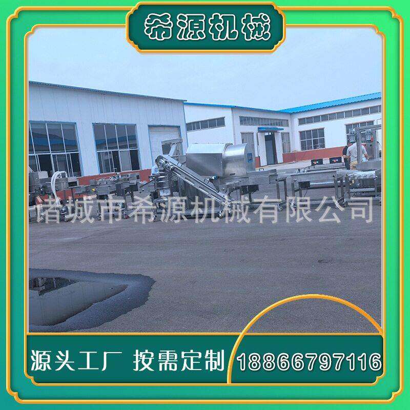 鱼块裹粉设备全自动无骨鸡柳上粉机滚筒式裹粉成套设备定制