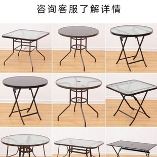 餐桌家用吃饭网红夜市摆摊不占地方旧货市场宿舍简易圆方桌折叠桌