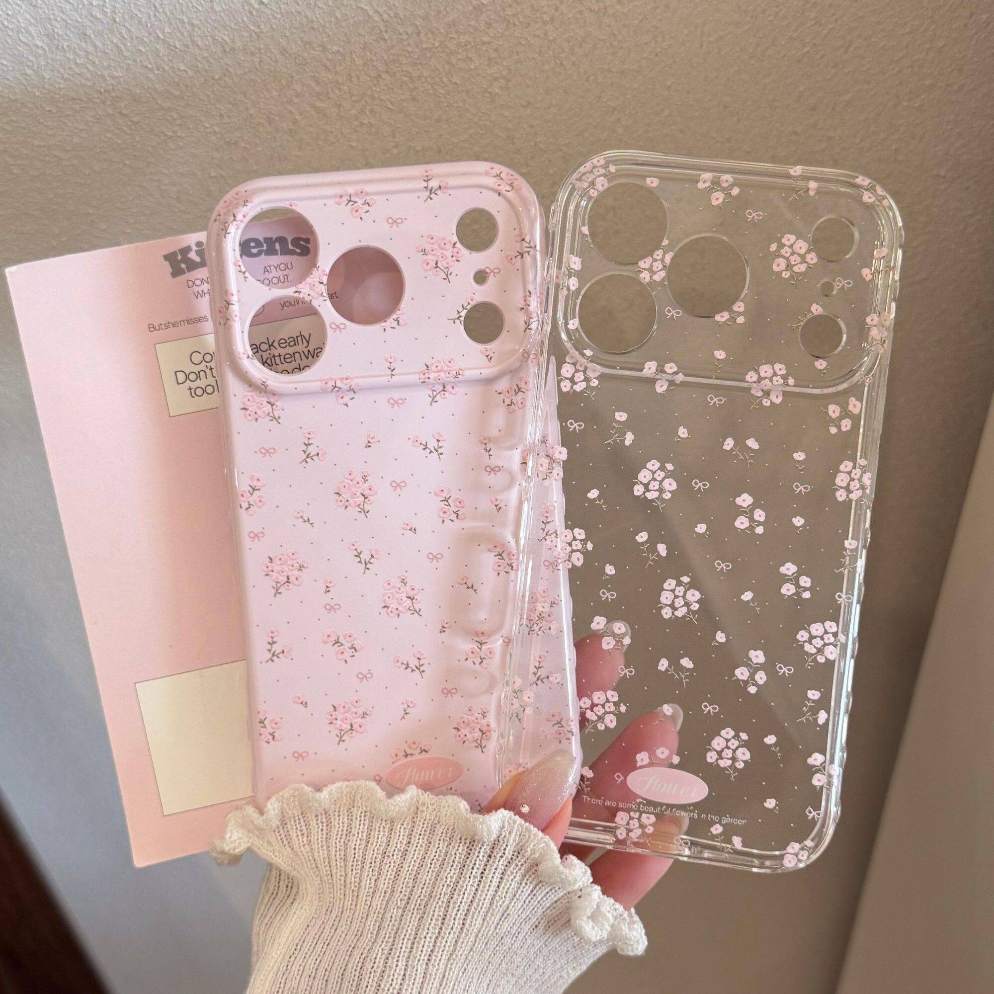 【包相机按键】碎花满屏适用苹果17promax手机壳iPhone16pro可爱15plus温柔14软13少女11防摔保护套大视窗