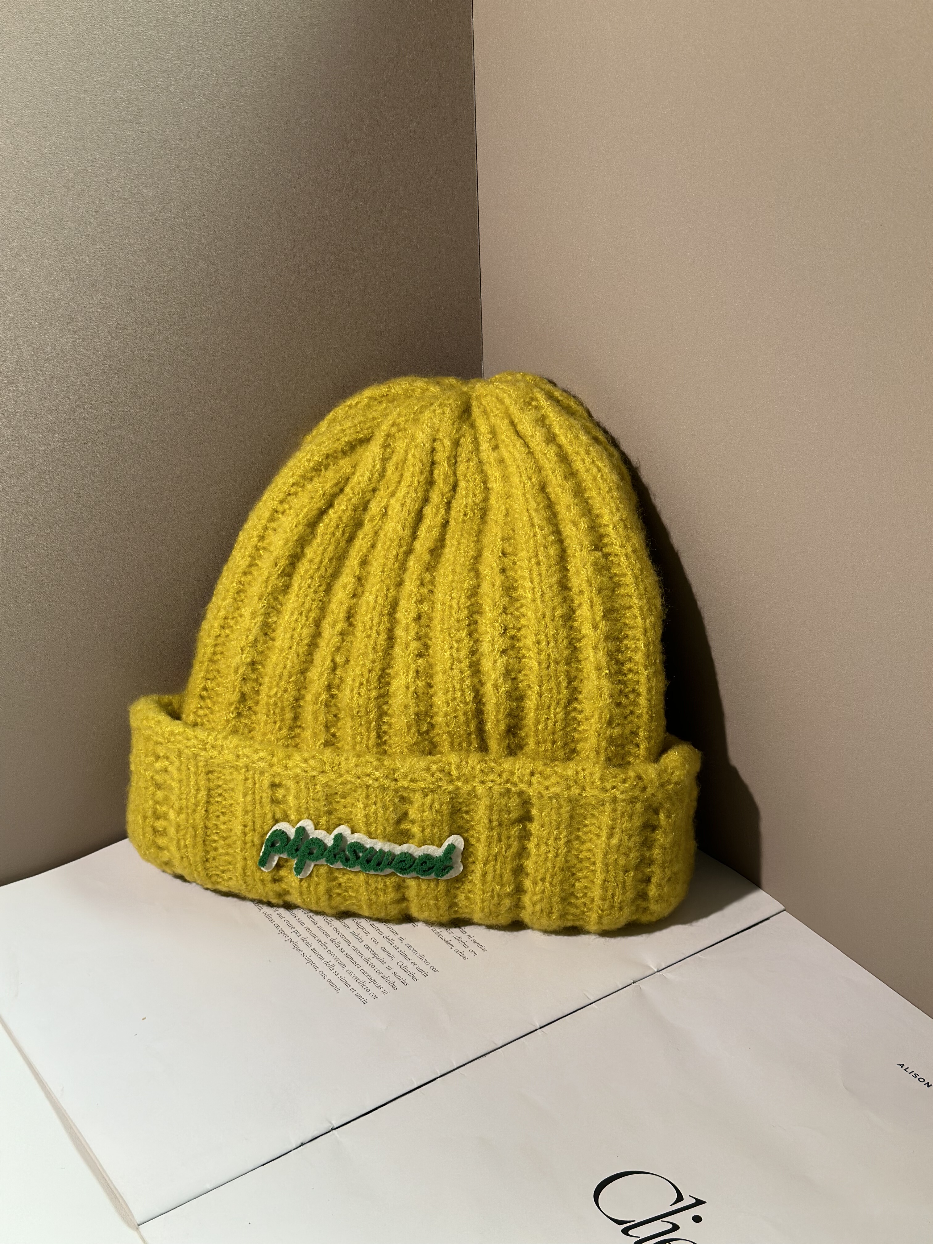 新品美式潮牌秋冬针织毛线帽保暖百搭显脸小冷帽男女时尚包头帽潮