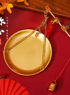 中药秤药精材秤老杆秤克称戥48522子铜杆挂秤手工秤50称g铜秤等2