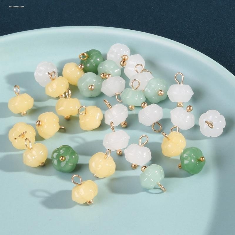 彩色仿玉石纽扣雪纺衬衫开衫旗袍汉服圆形扣子连衣裙唐装古风钮扣